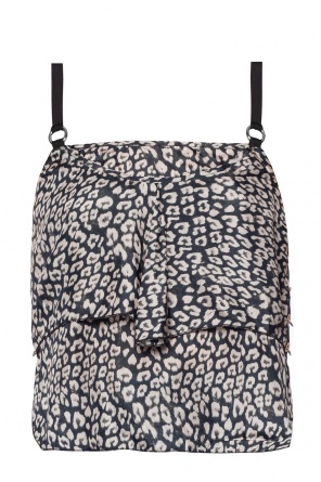 Cropped top with leopard print, zdjęcie 1 Cropped top with leopard print od Diesel